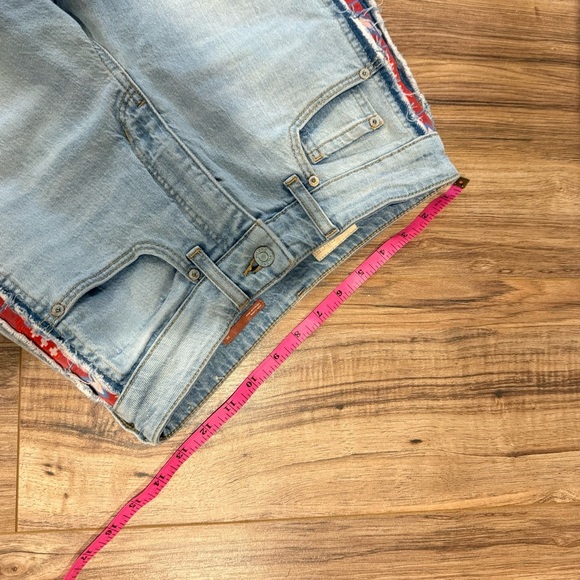 Anthropologie Pilcro The Vintage Straight Jeans Boho Embroidered - Picture 8 of 13